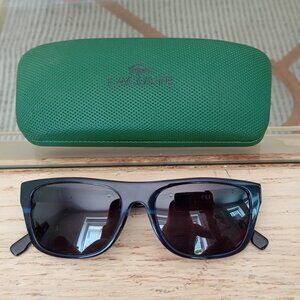 New Lacoste blue sunglasses with case